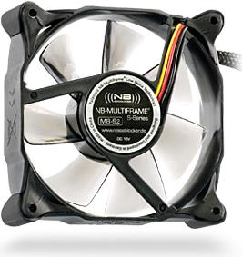 Noiseblocker Multiframe M8-S2 (3-Pin-Anschluss, Transparent) (M8-S2) von NoiseBlocker