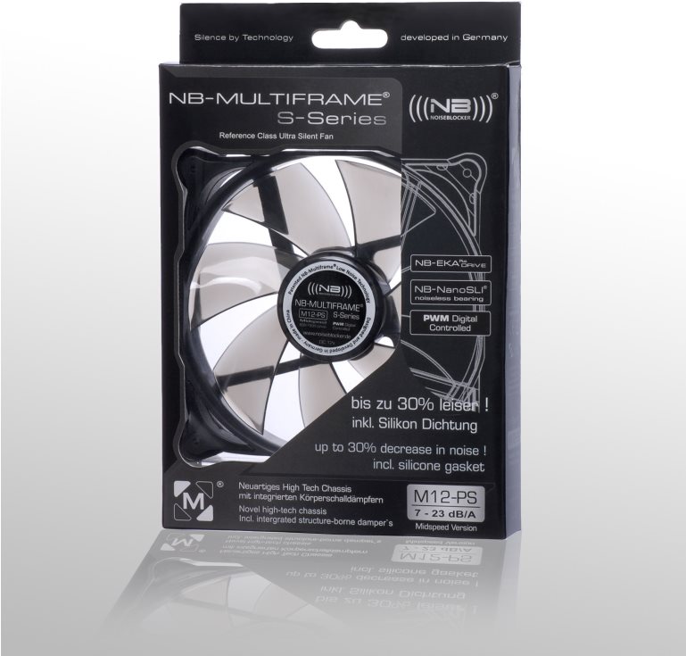 Noiseblocker Multiframe MF12-PS 120x120x25 (MF12-PS) von NoiseBlocker