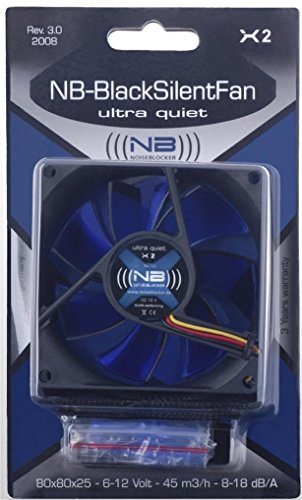 Noiseblocker BlackSilentFan X2R Lüfter (80x80x25) von Noiseblocker