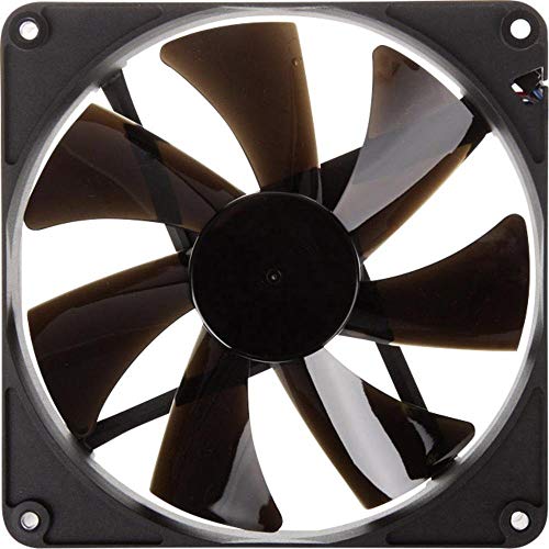 Noiseblocker Gehäuselüfter 140mm BlackSilent Pro PC Fan PK2 - Computer Lüfter 12v mit Silent Wings und Silikonrahmen - Die Maximale Airflow Beträgt nur 93 m³/h von Noiseblocker