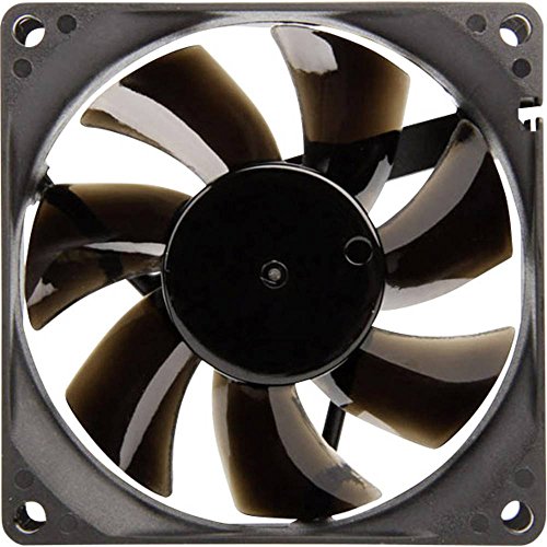 Noiseblocker Gehäuselüfter 80mm BlackSilent Pro PC Fan P-P - PWM PC Lüfter 80mm mit Silent Wings und Silikonrahmen - Drehzahl je nach Situation 500-2.000 U/min von Noiseblocker