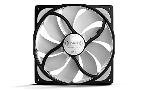 Noiseblocker PC Gehäuselüfter 140mm NB-eLoop PC Fan B14-1 - Case Fan 140mm Lüfter Leise - Kühler PC mit Extrem Silent Wings und Max Lautstärke 5,71 dB(A) von Noiseblocker