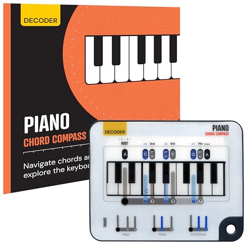 Decoder Piano Akkord Kompass, Lernwerkzeug zum Erkunden von Akkorden und Keyboard Decoder Piano Akkord Kompass, Lernwerkzeug zum Erkunden von Akkorden und Keyboard von Noisy Clan