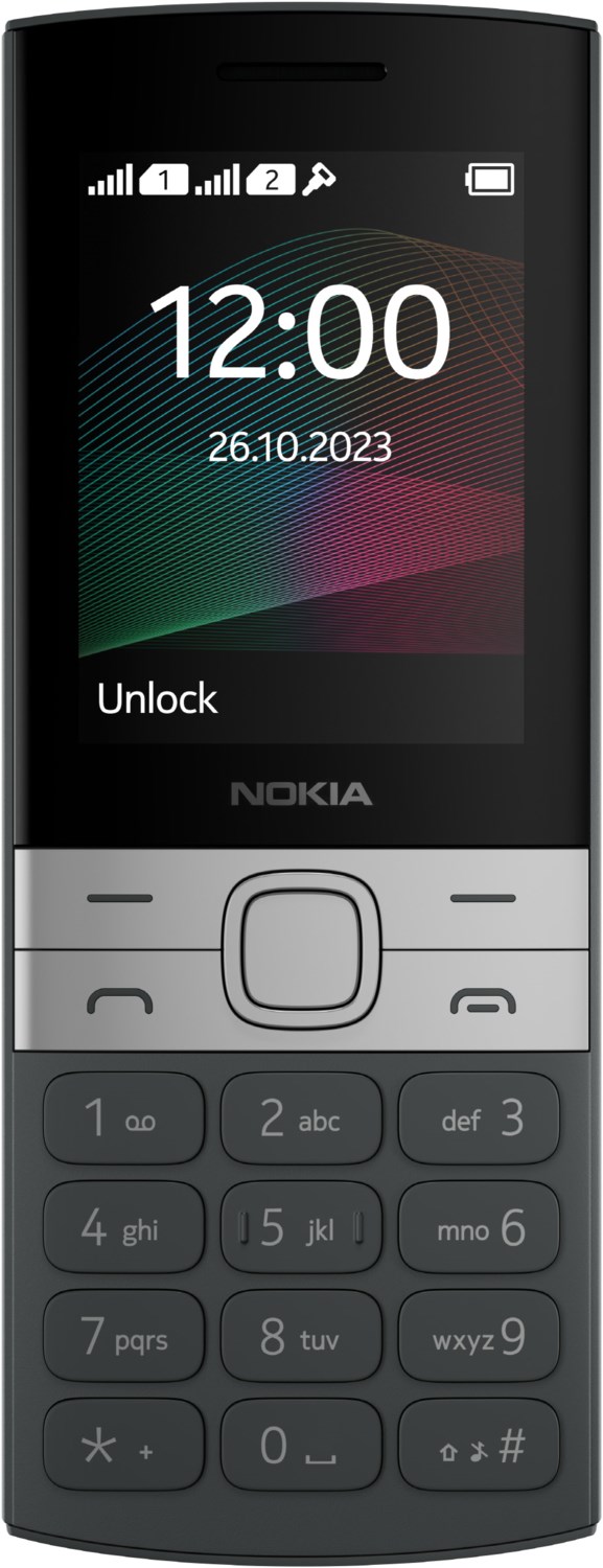 150 (2023) Tasten Handy schwarz von Nokia