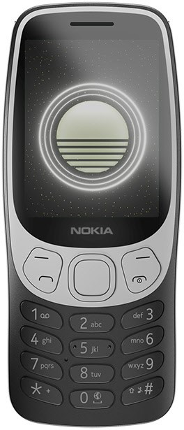 3210 4G Tasten Handy grunge black von Nokia