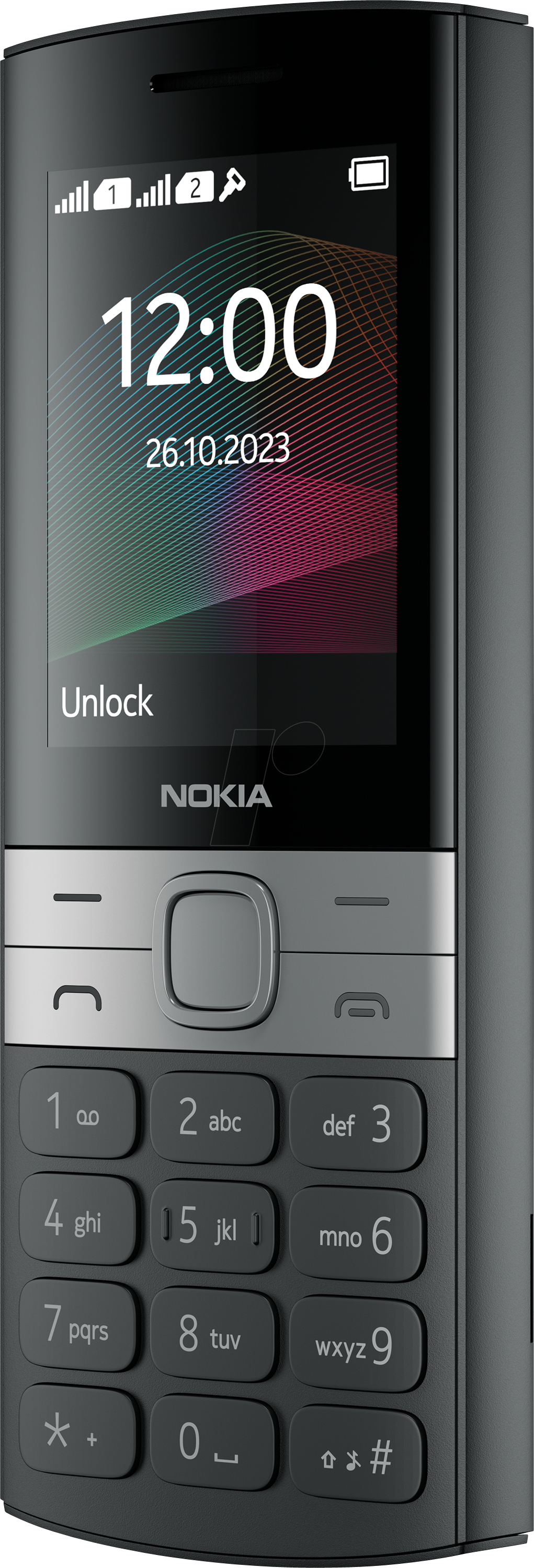 NOKIA 150 23 - Mobiltelefon, 2G, schwarz von Nokia