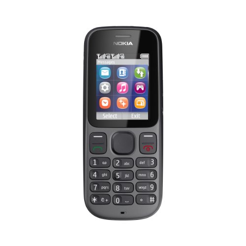 Nokia 101 Dual-SIM Handy (4.6 cm (1.8 Zoll) TFT-Bildschirm, vorinstallierte Spiele) schwarz von Nokia