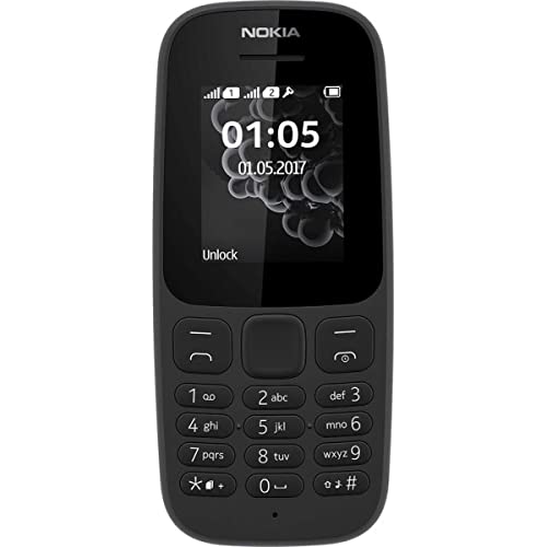 Nokia 105 4,57 cm (1.8") 73 g Noir Téléphone d'entrée de gamme von Nokia