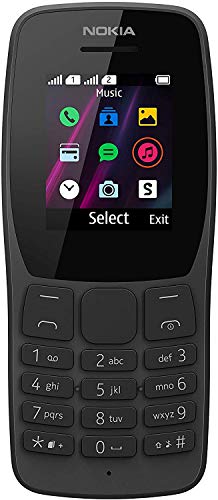 Nokia 110 (TA-1192) Dual SIM Black von Nokia