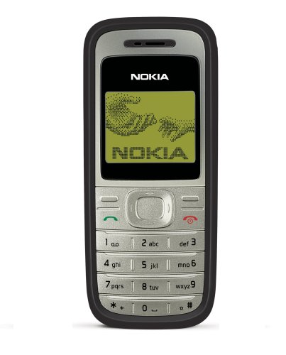 Nokia 1200 Black (Organizer, 3 Spiele) Handy von Nokia