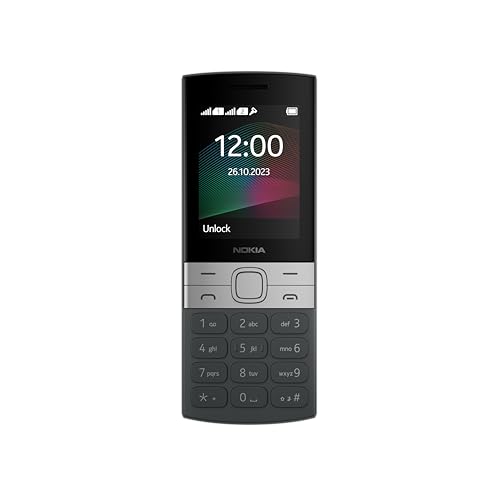 Nokia 150 Feature Phone mit UKW-Radio, Kamera mit Blitz, leistungsstarkem Akku, 20 Stunden Gesprächszeit und 30 Tagen Bereitschaftsmodus - Black Nokia 150 Feature Phone mit UKW-Radio, Kamera mit Blitz, leistungsstarkem Akku, 20 Stunden Gesprächszeit und 30 Tagen Bereitschaftsmodus - Black von Nokia