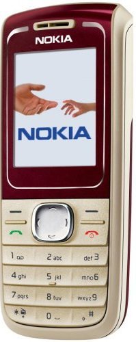 Nokia 1650 Dark red (Farbdisplay, UKW-Stereo-Radio, Organizer, Spiele) Handy von Nokia
