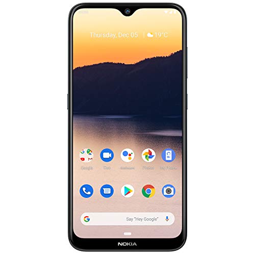 Nokia 2.3 Dual SIM Smartphone 6,2 Zoll (15,7 cm), 32GB Interner Speicher, 2 GB LPDDR 4 RAM, 13 MP Hauptkamera, 5 MP Frontkamera, Android 9, Schwarz von Nokia