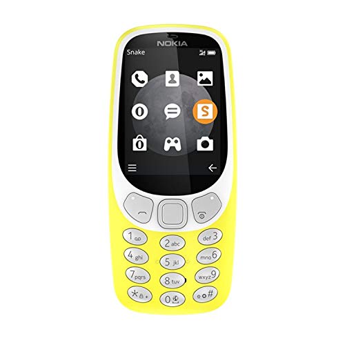 Nokia 3310 6.1 cm (2.4") Yellow - Handys (Bar, 6.1 cm (2.4"), 2 MP, Bluetooth, 1200 mAh, Yellow) von Nokia