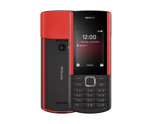 Nokia 5710 Express Audio-Telefon, mit integrierten kabellosen Kopfhörern, MP3-Player, drahtloses FM-Radio, dedizierte Musiktasten und erhöhter Akku, Schwarz von Nokia
