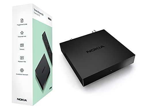 Nokia 6000 Terrestrischer Receiver DVB-T, DVB-T2 Receiver, HD, H.264, HEVC H.265, mit Fernbedienung Nokia 6000 Terrestrischer Receiver DVB-T, DVB-T2 Receiver, HD, H.264, HEVC H.265, mit Fernbedienung von Nokia