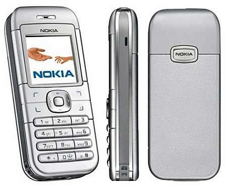 Nokia 6030 Handy (Dual-Band 900, 1800 MHz) Silver von Nokia