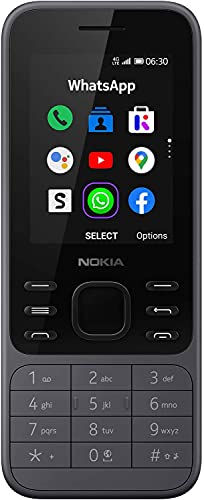 Nokia 6300 4G - Mobile Phone, Charcoal von Nokia