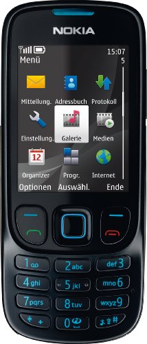 Nokia 6303 Classic matt Black (Kamera mit 3,2 MP, MP3, Bluetooth) Handy von Nokia