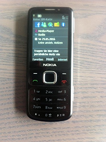 Nokia 6700 Classic matt Black (UMTS, GPRS, Bluetooth, Kamera mit 5 MP, Musik-Player) UMTS Handy von Nokia