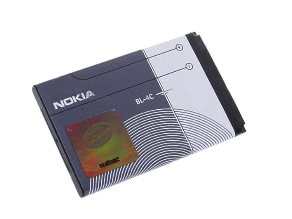 Nokia Akku (3,6 - 3,7 Volt V), Akku Nokia original BL-4C für 6100, 6300, 2650, 2705, 3500, 5100, 6131, 6760, 7200, 7270, C2-05, X2 von Nokia