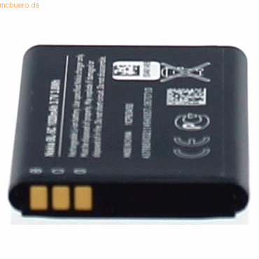 Nokia Akku für Nokia 1100 Li-Ion 3,7 Volt 1020 mAh schwarz von Nokia