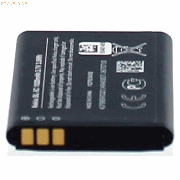 Nokia Akku für Nokia 1800 Li-Ion 3,7 Volt 1020 mAh schwarz Nokia Akku für Nokia 1800 Li-Ion 3,7 Volt 1020 mAh schwarz von Nokia