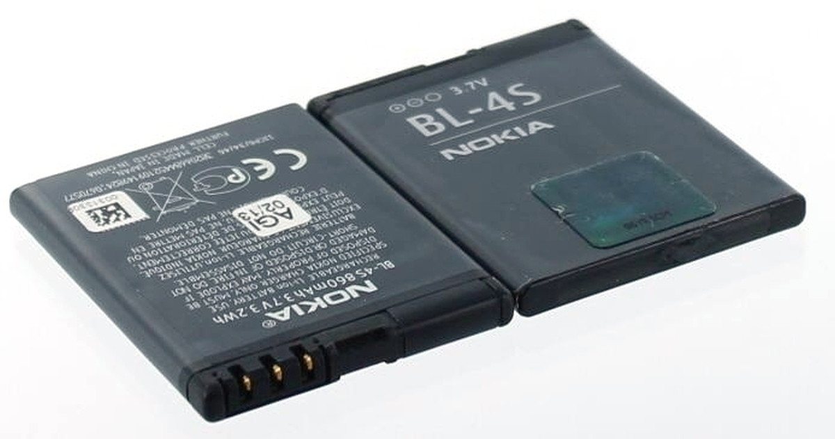 Nokia Akku für Nokia 2680 Slide Li-Ion 3,7 Volt 860 mAh schwarz Handy-Akku 860 mAh (3.7 V) von Nokia