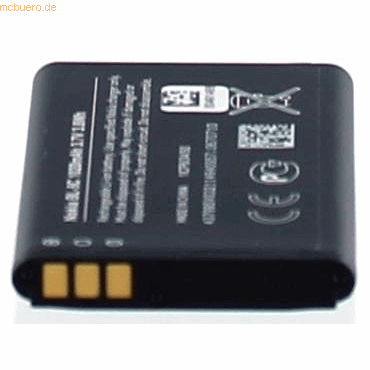 Nokia Akku für Nokia RH-125 Li-Ion 3,7 Volt 1020 mAh schwarz von Nokia