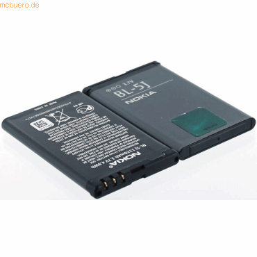 Nokia Akku für Nokia RM-914 Li-Ion 3,7 Volt 1430 mAh schwarz von Nokia