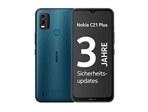 Nokia C21 Plus, 32GB Smartphone 32GB 16.6cm (6.517 Zoll) Blau Android™ 11 Dual-SIM von Nokia