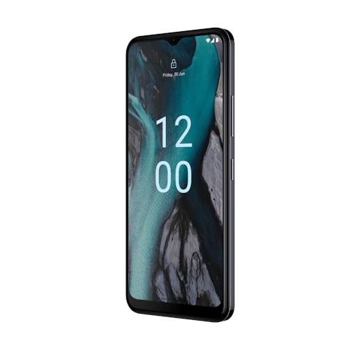 Nokia C22 Dual-SIM 64 GB ROM + 2 GB RAM (nur GSM) Smartphone, entsperrt, 4G/LTE, Mitternacht, Internationale Version von Nokia