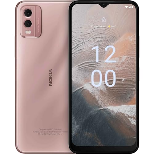 Nokia C32 6,5-Zoll-HD+-Smartphone mit 4 GB RAM/64 GB ROM, 50 MP/8 MP-Kameras, 5000 mAh, 3 Tage Akkulaufzeit, Rückseite aus gehärtetem Glas, Schutzart IP52, Fingerabdrucksensor und Gesichtsentsperrung, Nokia C32 6,5-Zoll-HD+-Smartphone mit 4 GB RAM/64 GB ROM, 50 MP/8 MP-Kameras, 5000 mAh, 3 Tage Akkulaufzeit, Rückseite aus gehärtetem Glas, Schutzart IP52, Fingerabdrucksensor und Gesichtsentsperrung, von Nokia