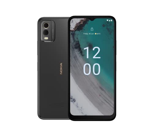 Nokia C32 Smartphone 64GB 16.6cm (6.52 Zoll) Grau Android™ 13 Hybrid-Slot von Nokia