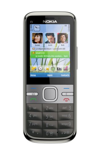 Nokia C5-00, 5MP , 1GHz, Handy, warm grey EU ohne Simlock, ohne Branding, ohne Vertra von Nokia