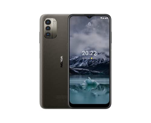 Nokia G11 Smartphone, 6,5-Zoll-HD+, 90-Hz-Bildfrequenz, Android 11, Google Assistant, 3 GB RAM/32 GB ROM, uSD Unterstützt bis 512 GB, 5050 mAh, 13 MP, 2 MP Makro, 18-W-Schnellladekompatibel, Charcoal von Nokia