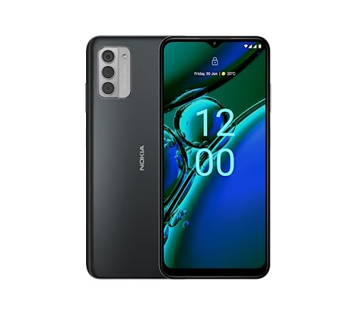 Nokia G42 5G mit 5G-Konnektivität, Android 13, 4/128 GB Speicher, 6,56'’ HD+-Display, dreifacher 50-MP-Kl-Kamera, Akkulaufzeit von bis zu 3 Tagen, OZO 3D Audio Capture und QuickFix-Design - Grau von Nokia