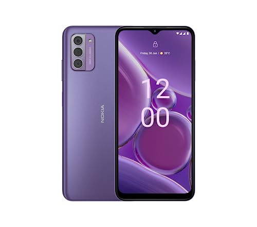 Nokia G42 5G mit 5G-Konnektivität, Android 13, 6,56'’-HD+-Display, dreifacher 50-MP-Kl-Kamera, Akkulaufzeit von bis zu 3 Tagen, OZO 3D Audio Capture und QuickFix-Design - Lila von Nokia