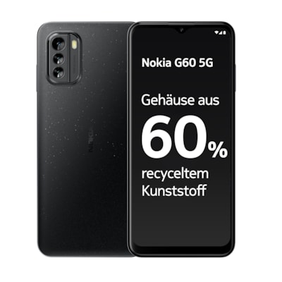 Nokia G60 5G Dual-Sim 4/128 GB black Android 12.0 Smartphone von Nokia