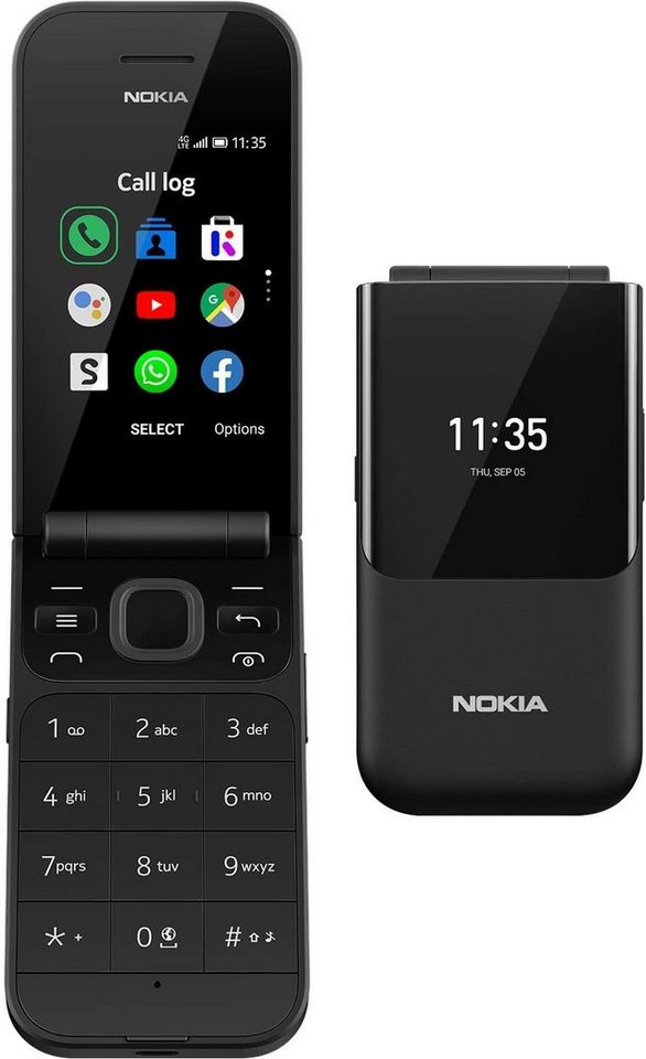 Nokia NOKIA Klapphandy 2720 Flip Dual-Sim Whatsapp seniorengeeignet Handy (2.8 Zoll) von Nokia