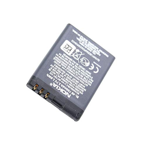 Nokia Replacement / Extra 700 mAh Li-Ion Batterie für Nokia 2630, 2760, 5000, 6111, 7070 Prism, 7370, 7373, 7500 Prism und N76 - Grau/Schwarz von Nokia