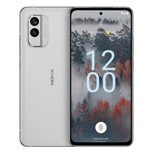 Nokia X30 5G 256GB/8GB RAM Dual-SIM ice-white von Nokia