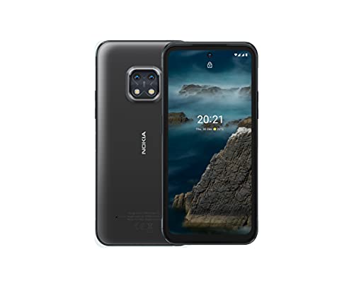 Nokia XR20, 6.67″ Full HD+ Display, 48MP Dual Kamera mit ZEISS-Optik, 15W Drahtlos- und 18W-Schnellladung, RAM 4GB/ ROM 64GB, Bedienbar mit nassen Händen und Handschuhen - Granite von Nokia