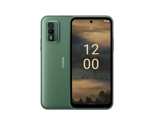 Nokia XR21 Robustes Smartphone (5G, 6,49" FHD-Display, 64-MP-Kl-Kamera, 4800 mAh Akku, 6GB/128GB Speicher, IP68 und MIL-STD-810H, 3 Jahre Garantie) - Pine Green von Nokia