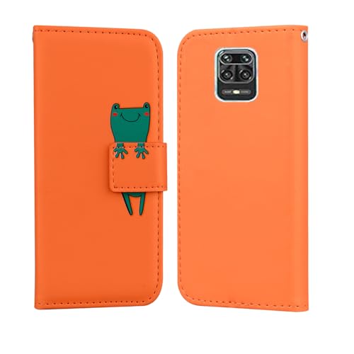 Nokverzy Handyhülle für Redmi Note 9 Pro/Note 9 Pro Max Hülle Tasche Case mit Kartenfach Brieftasche Schutzhülle für Redmi Note 9 Pro/Note 9 Pro Max Lederhülle Klappbar Cartoon Frosch Orange Nokverzy Handyhülle für Redmi Note 9 Pro/Note 9 Pro Max Hülle Tasche Case mit Kartenfach Brieftasche Schutzhülle für Redmi Note 9 Pro/Note 9 Pro Max Lederhülle Klappbar Cartoon Frosch Orange von Nokverzy