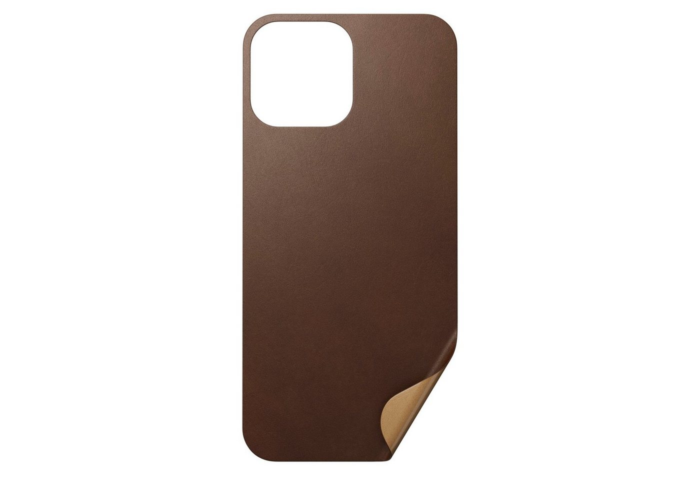 Nomad Handyhülle Nomad Leather Skin Rustic Brown für iPhone 13 Pro Max von Nomad