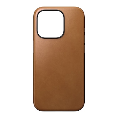 Nomad Modern Leather Case iPhone 15 Pro English Tan von Nomad