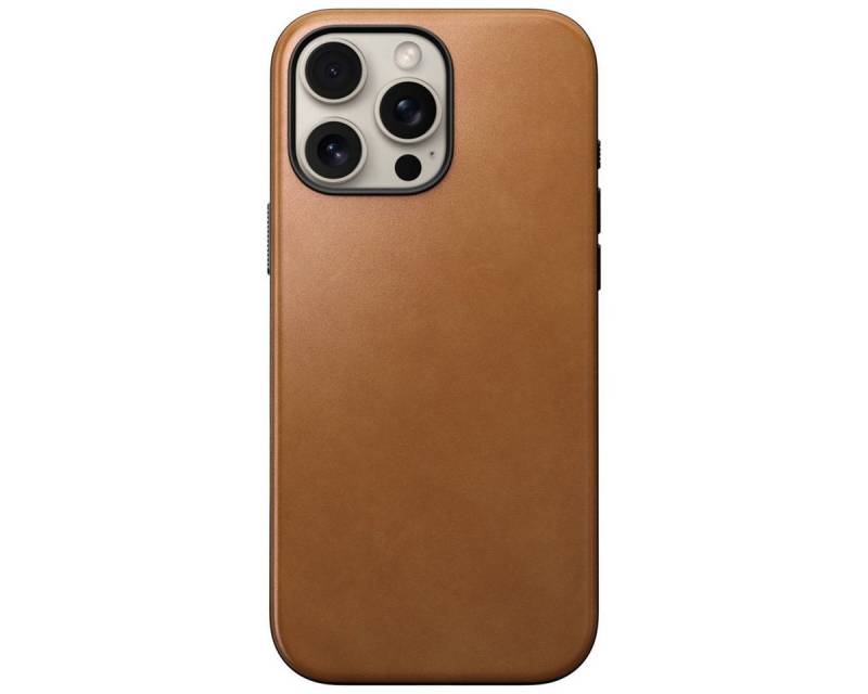 Nomad Smartphone-Hülle Modern Leather Case iPhone 16 Pro Max English Tan von Nomad