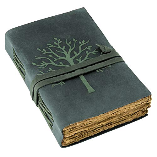 NomadCraftsCo. Vintage Leder-Tagebuch, Baum des Lebens, Lederbindung, Tagebuch, antikes Papier, schönes geprägtes Baumleder-Skizzenbuch, zum Zeichnen, Skizzieren und Schreiben, 240 Seiten NomadCraftsCo. Vintage Leder-Tagebuch, Baum des Lebens, Lederbindung, Tagebuch, antikes Papier, schönes geprägtes Baumleder-Skizzenbuch, zum Zeichnen, Skizzieren und Schreiben, 240 Seiten von NomadCraftsCo.