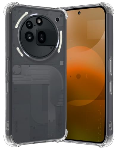 Nomfy Handyhülle für Nothing Phone 3a Pro Silikon Shock Back Case Cover Moderner Bumper Schutzhülle - Transparant Nomfy Handyhülle für Nothing Phone 3a Pro Silikon Shock Back Case Cover Moderner Bumper Schutzhülle - Transparant von Nomfy